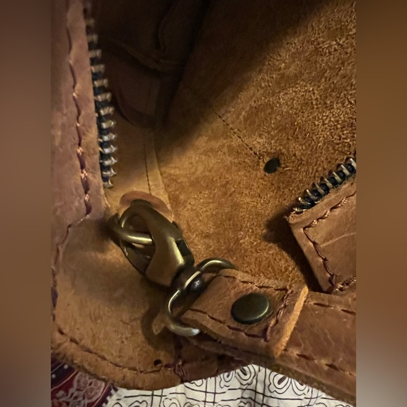 Portland Leather Mini Crossbody Tote - Picture 14 of 15